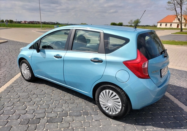 Nissan Note cena 28300 przebieg: 107000, rok produkcji 2014 z Gostyń małe 254